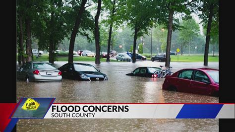 Flood concerns continue in south St. Louis County due to possible showers